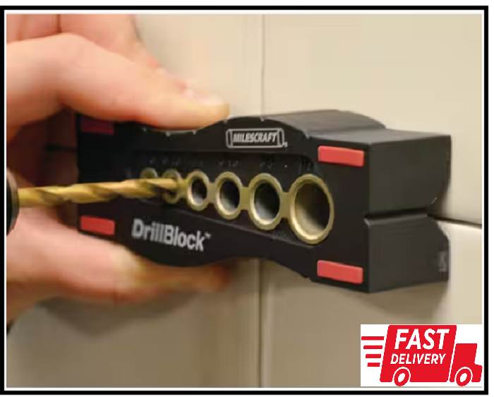 Drill Block Handheld Drill Guide, Centerlines Accurate Alignment Drilling New