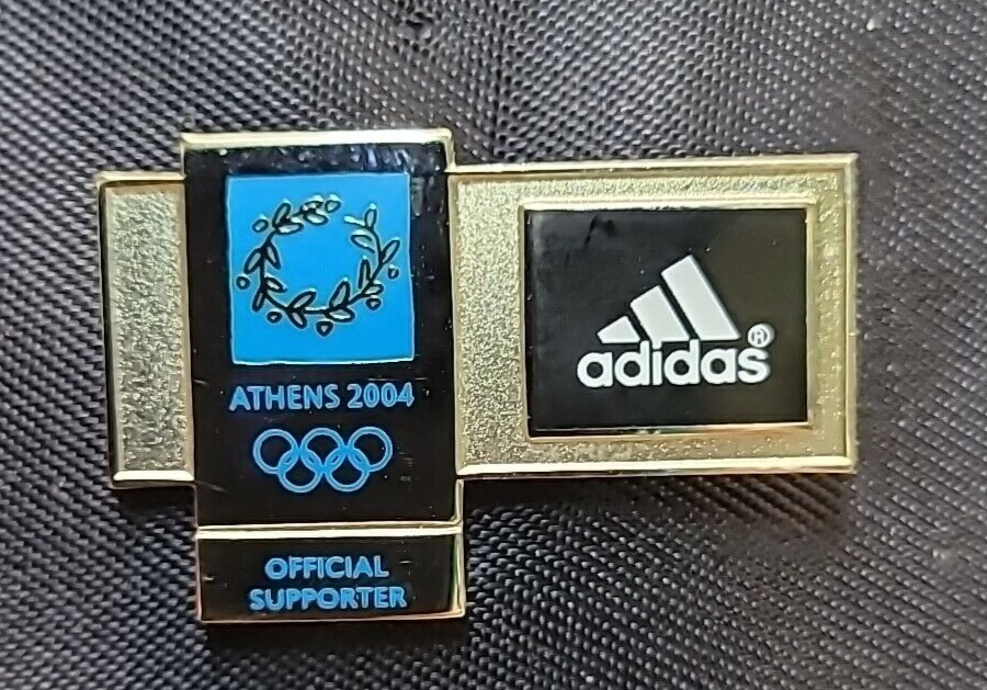 2004 ATHENS ADIDAS OFFICAL SUPPORTER OLYMPIC PIN