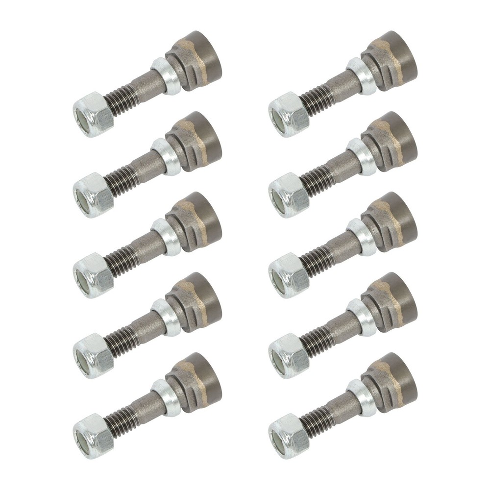 10 Pack - 500 Stump Grinder Teeth, 11/16" Carbide Cutting Face