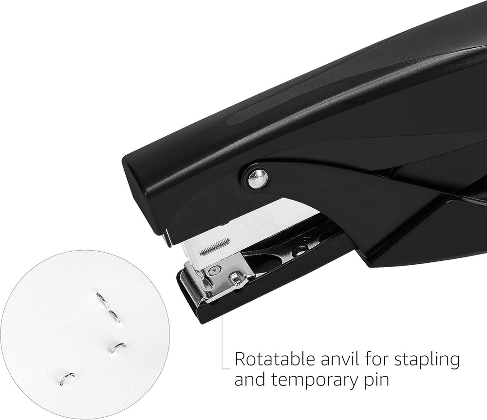 Hand Held Plier Stapler, 25 Sheet Capacity,Heavy Duty Staper,Black