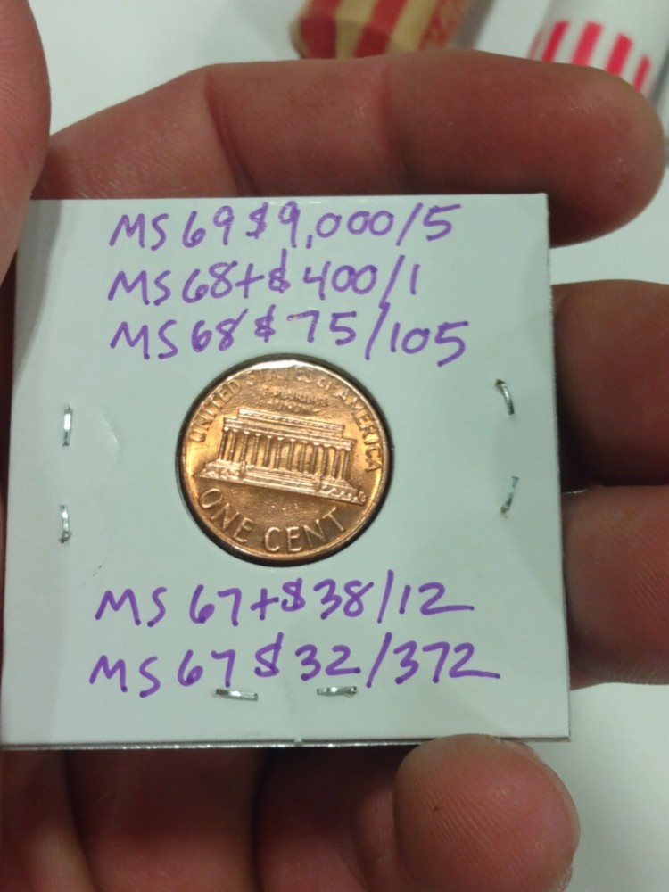 1984 P Penny/💥Shiny MS RED💥/ROTATED DIE ERROR