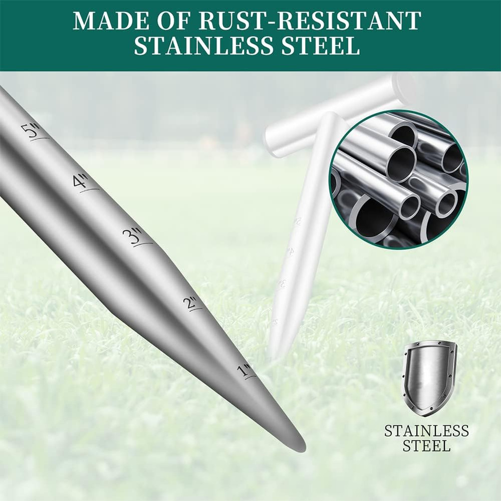 Hand Dibber, Seed Dibber, Bulb Planter Tool, Seed Planter Tool, Hole Digger for