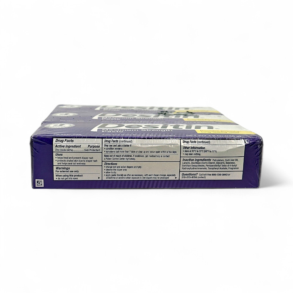 Desitin Maximum Strength Diaper Rash Ointment Paste 4.8 oz 3-Pack