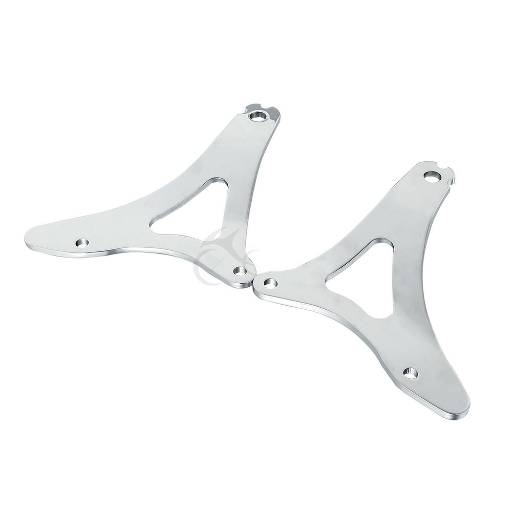Driver Passenger Backrest Pad Fixed Mount Kit Fit For Harley Touring 2014-2024