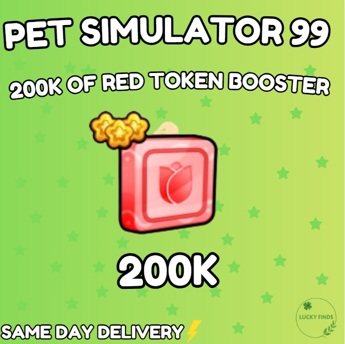 🔥💎200K RED  BOOSTS (PS99) 🔥PET SIMULATOR 99 - CHEAPEST!⚡💸