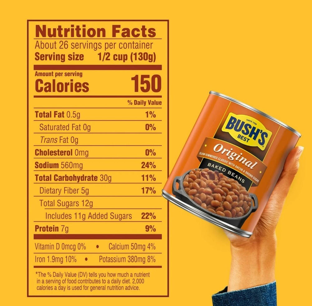 Bush's Original Baked Beans, 117 oz Can