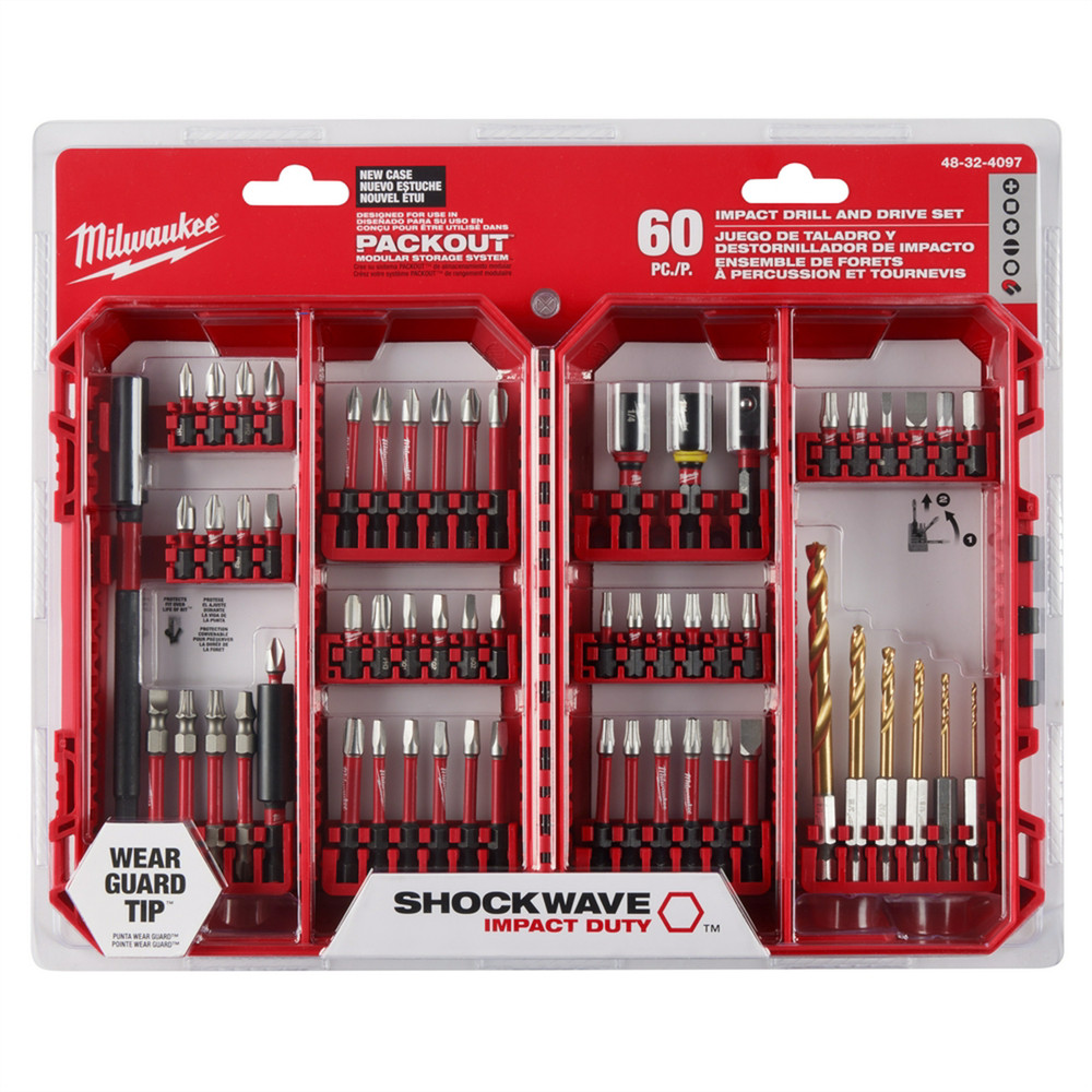 Milwaukee Tool SHOCKWAVE Impact Duty Drill & Drive Set - 60PC