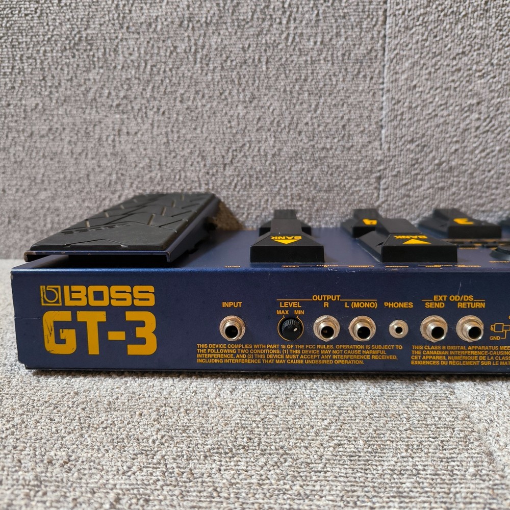 BOSS GT-3 Guitar Effects Processor Multiple Effects Pedal w/ AC Adapter From JP