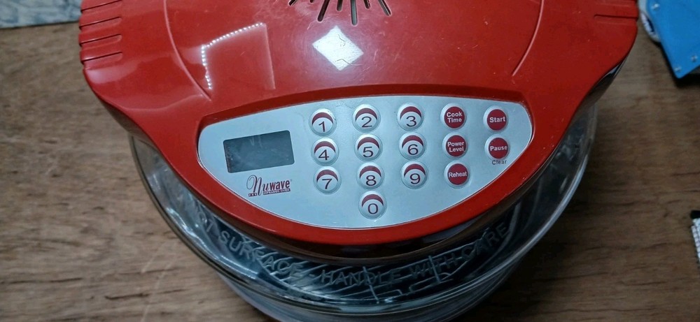 NuWave Pro Infrared Oven Model 20337 Red 1500W – Complete Set, Tested & Working