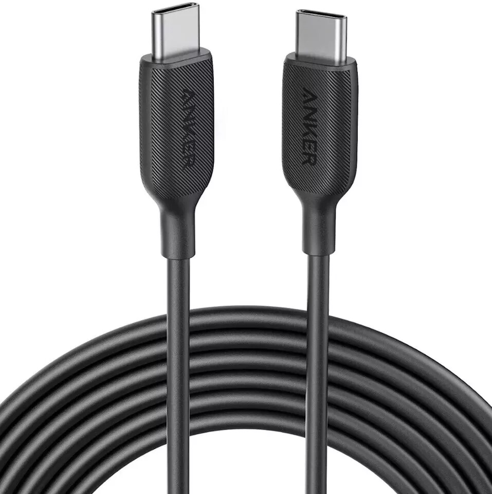 Anker 10ft USB C to USB C Charging Cable Fast Charge for iPhone Android (2-Pack)