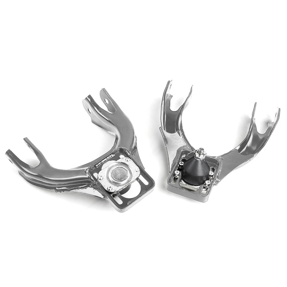 Silver Front Upper Control Arm Adjustable Camber Kit for 92-95 Honda Civic EG EJ