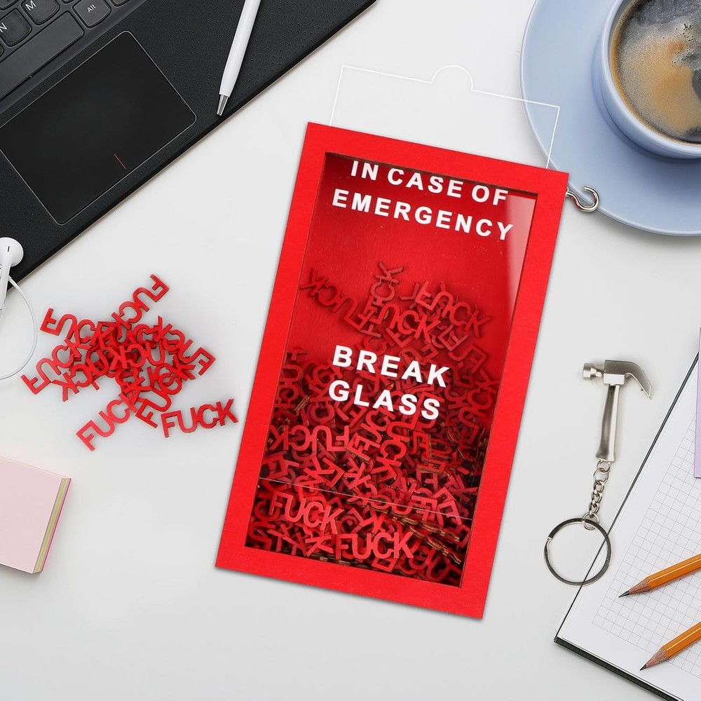 Funny Gift Emergency Box - Create Self Defined Idea w/Hammer, Break...