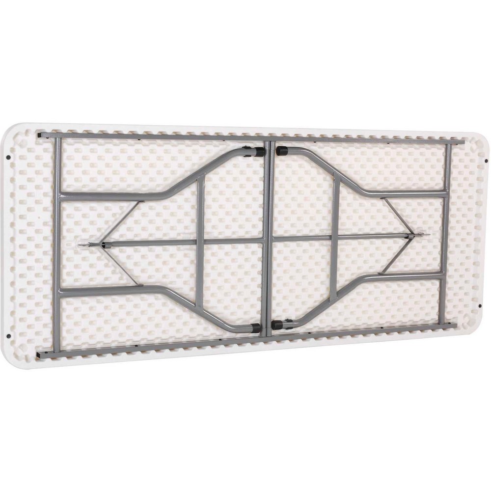 Global Industrial 72" Plastic Folding Table White
