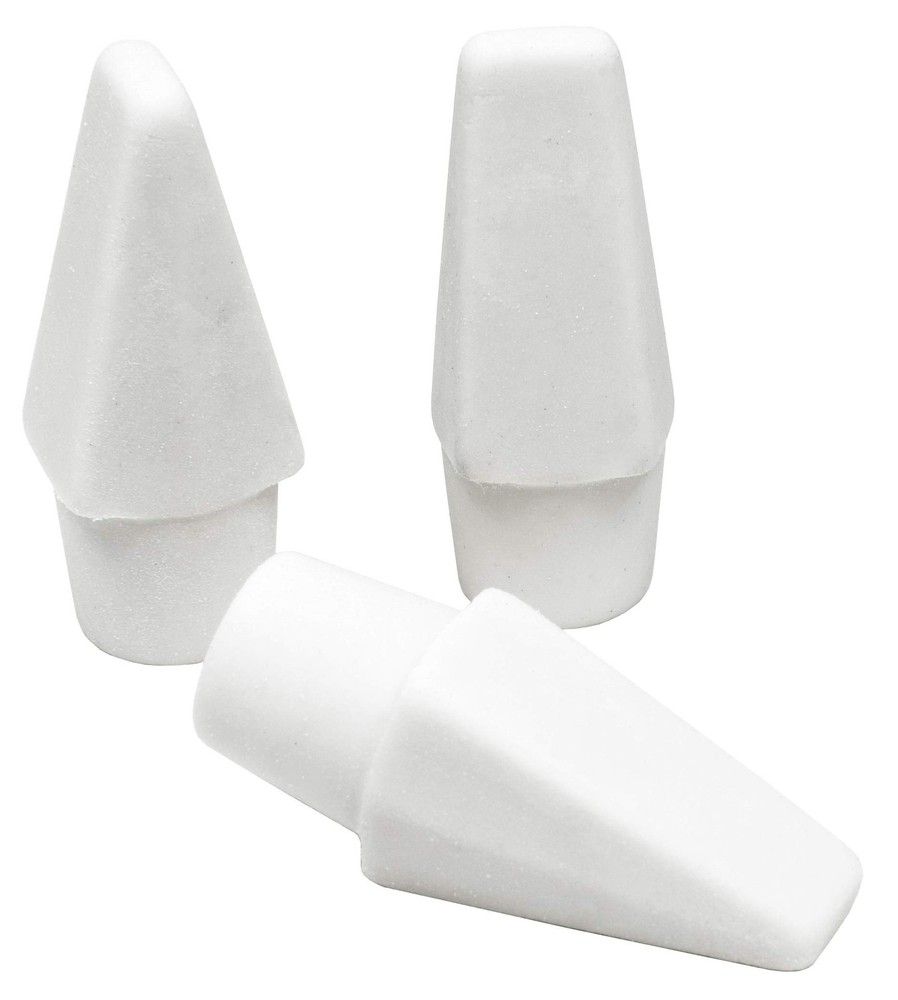 Helix - Professional Pencil Cap Erasers 10ct - Efficient Correction - Durable...