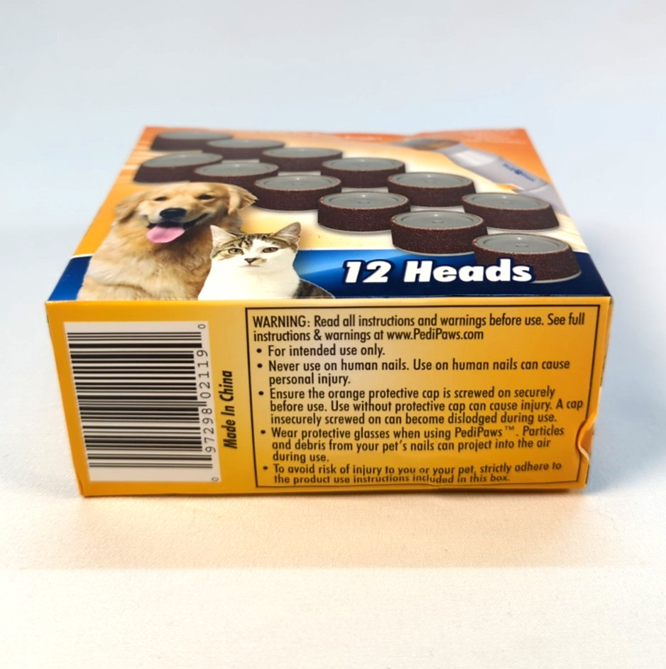 PediPaws Nail Trimmer Replacement Heads 12 Pack - NEW