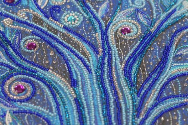 Bead embroidery kit Gate to infinity needlework kit Art canvas beadwork pattern