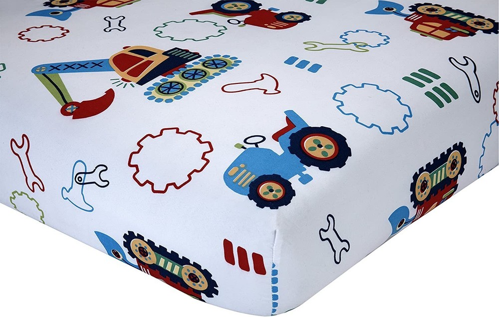 Everything Kids Under Construction 4 Piece Toddler Bedding Set