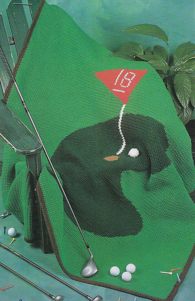 Golf Afghan crochet pattern instructions