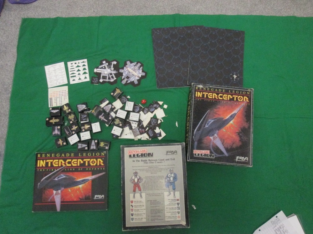 RENEGADE LEGION - INTERCEPTOR - 1987 FASA - BOX SET