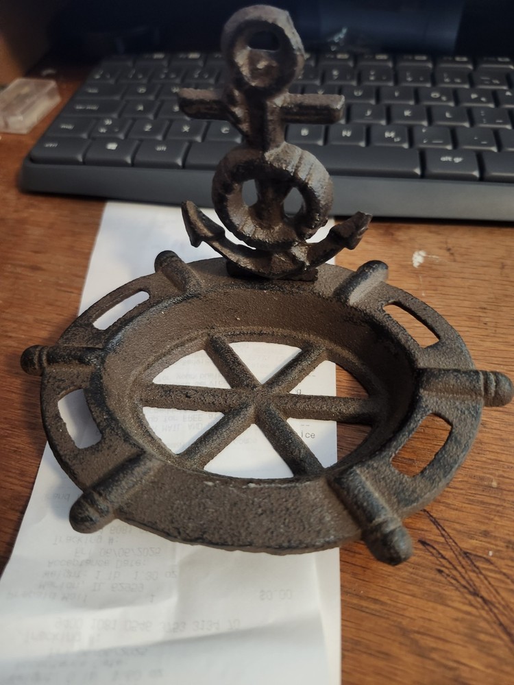 Cast Iron Anchor shape Soap Dish