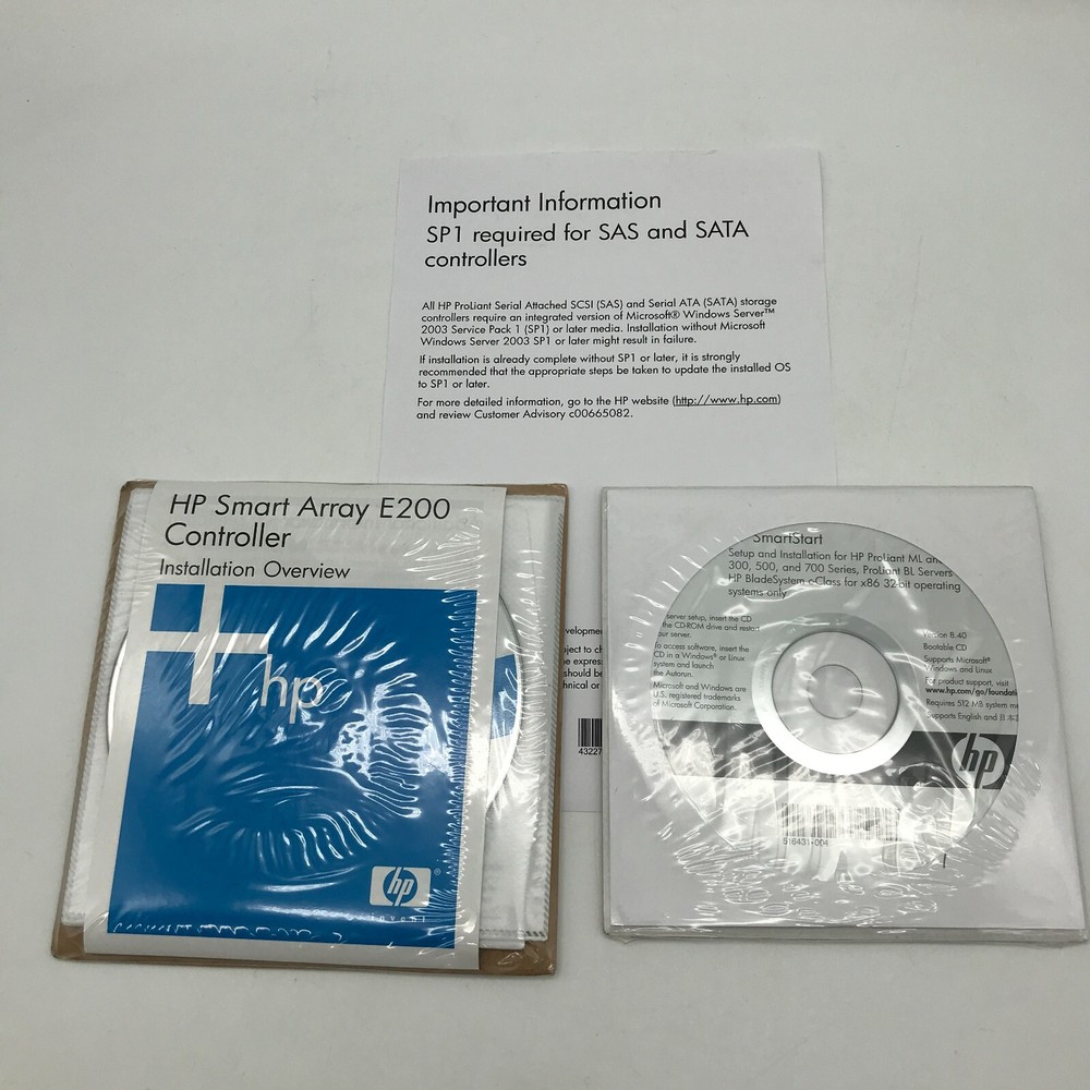 HP 411508-B21 PCI-Express x4 SATA / SAS Smart Array E200/128 Controller