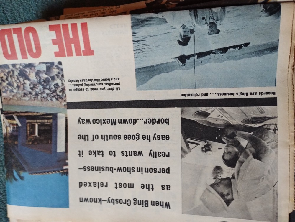 Kvc75 Ephemera 1965 Article Bing Crosby
