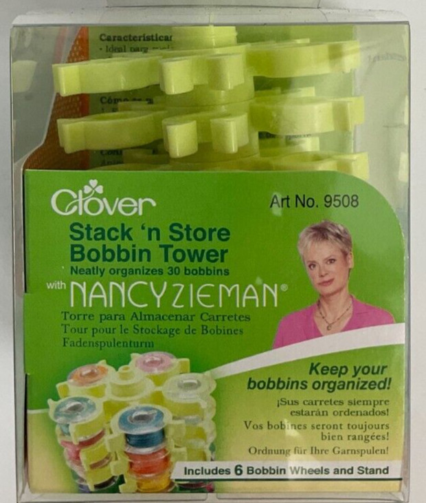 CLOVER #9508 STACK 'N STORE BOBBIN TOWER BY NANCY ZIEMAN