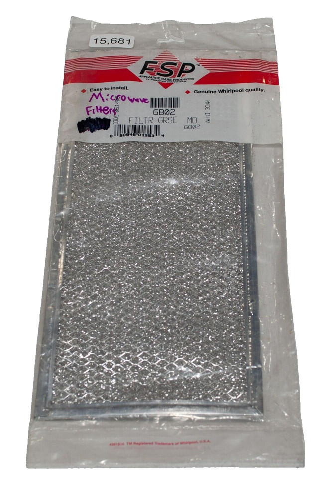 Whirlpool 6802 Microwave Grease Filter