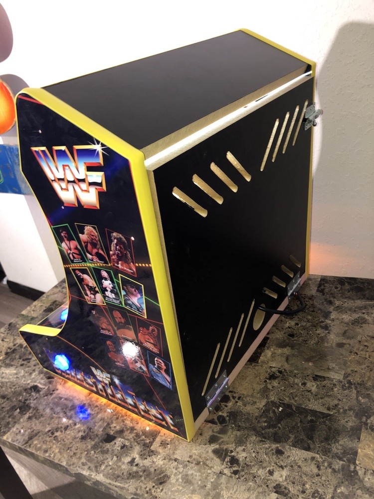 WWF Wrestlefest Tabletop Bartop Arcade Cabinet Raspberry Pi 4 Build