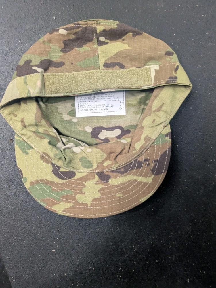 USGI Patrol Cap Multicam 7 1/2 w/ Map Pocket & Tag