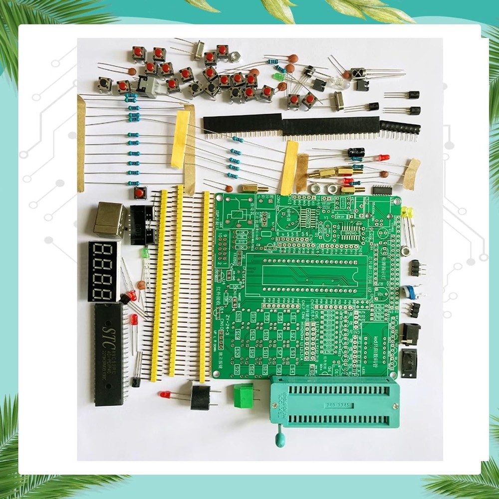 Basic Starter Kit 51/52 MCU Demo Board Development Board Soldering Practice K...