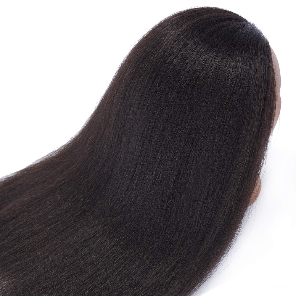 100% Human Hair 16" Styling Head with Clamp – Perfect for Practicing Techniques