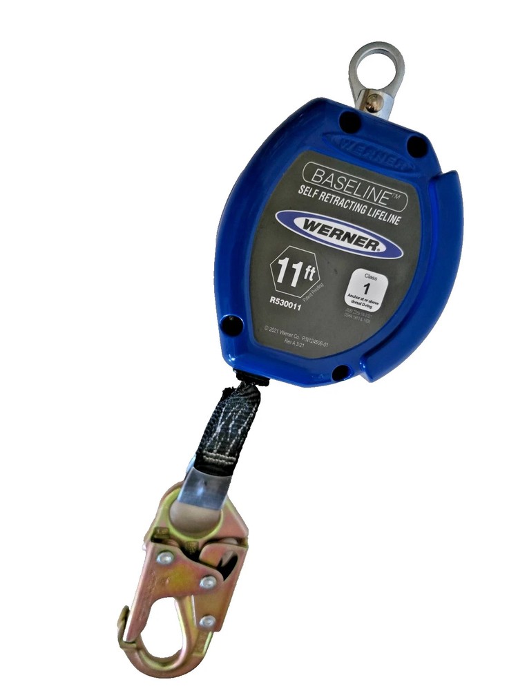 Werner Baseline R530011 11 ft Baseline Self Retracting Lifeline S7
