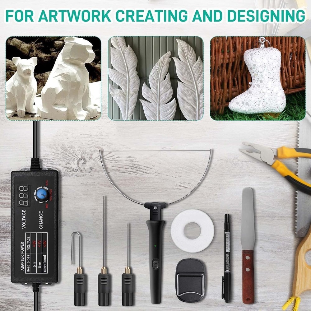 Compact Hot Foam Cutter Kit with Fast Heating, Ideal for Art & Craft Projects