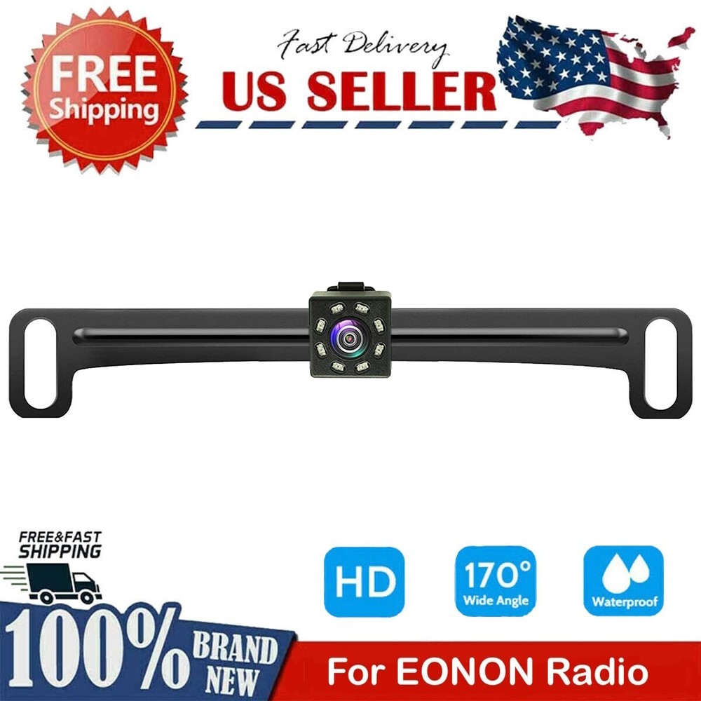 Backup Camera Rearview License Plate for EONON Car Radio