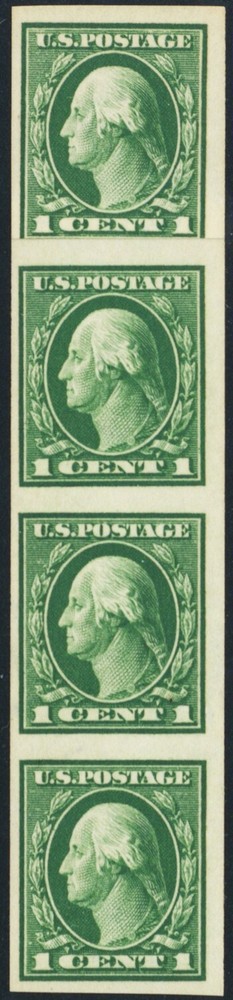 408V, Mint NH 1¢ - With PL# A5881 Under Paste-up Tab * Stuart Katz