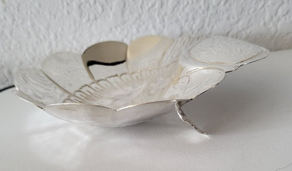 Sterling Silver Footed Bon Bon - Nut - Fruit - Mint Bowl