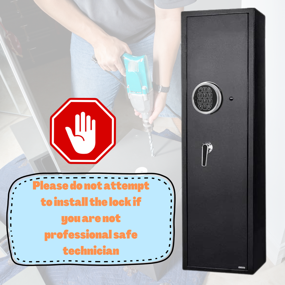 Keypad Electronic combination safe lock replacement, Swingbolt Lock