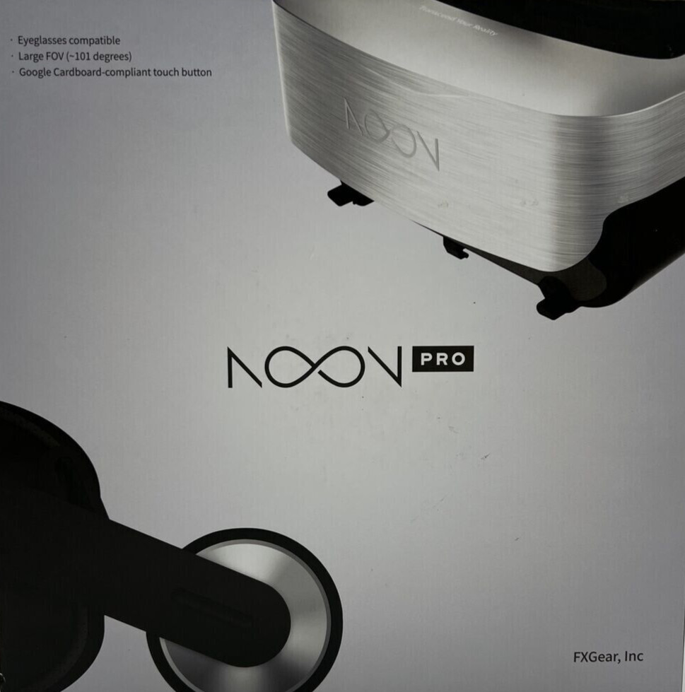 Noon Pro VR Headset - VR Glasses Goggles for Smartphone - Includes Case