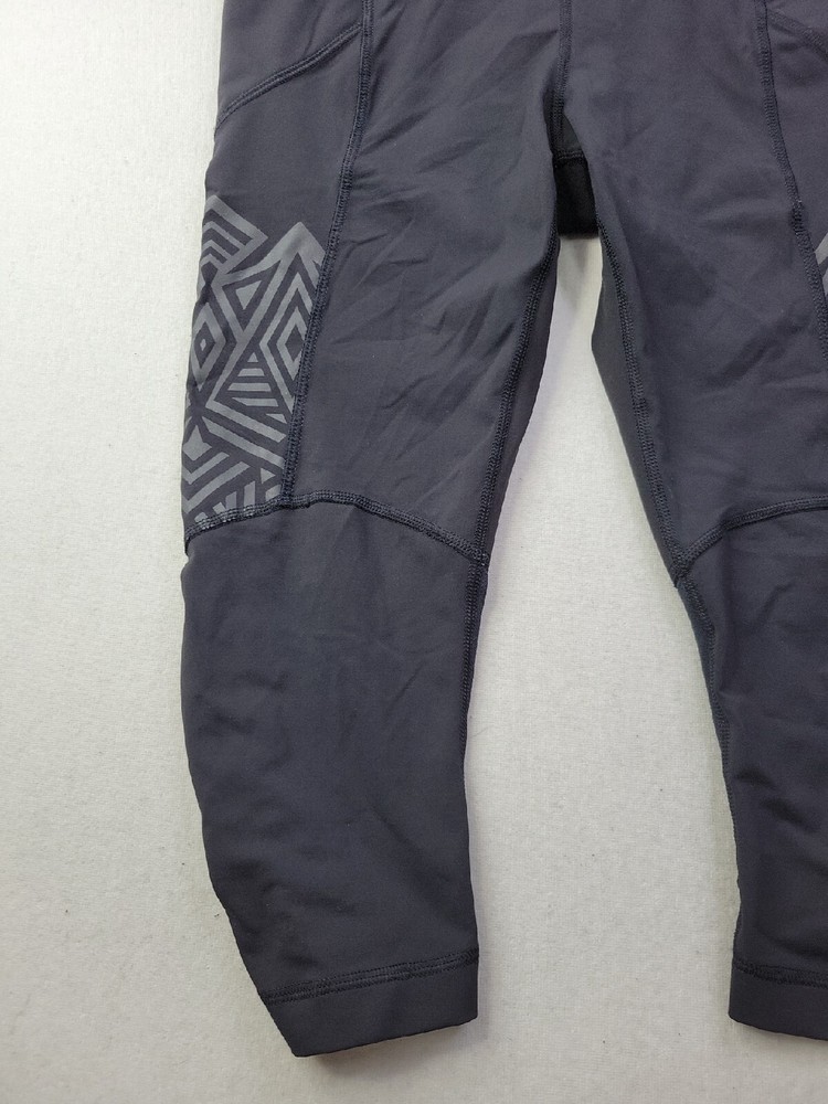 Lululemon Luxtreme Women 4 Gray Athletic Legging Compression Pockets Performance