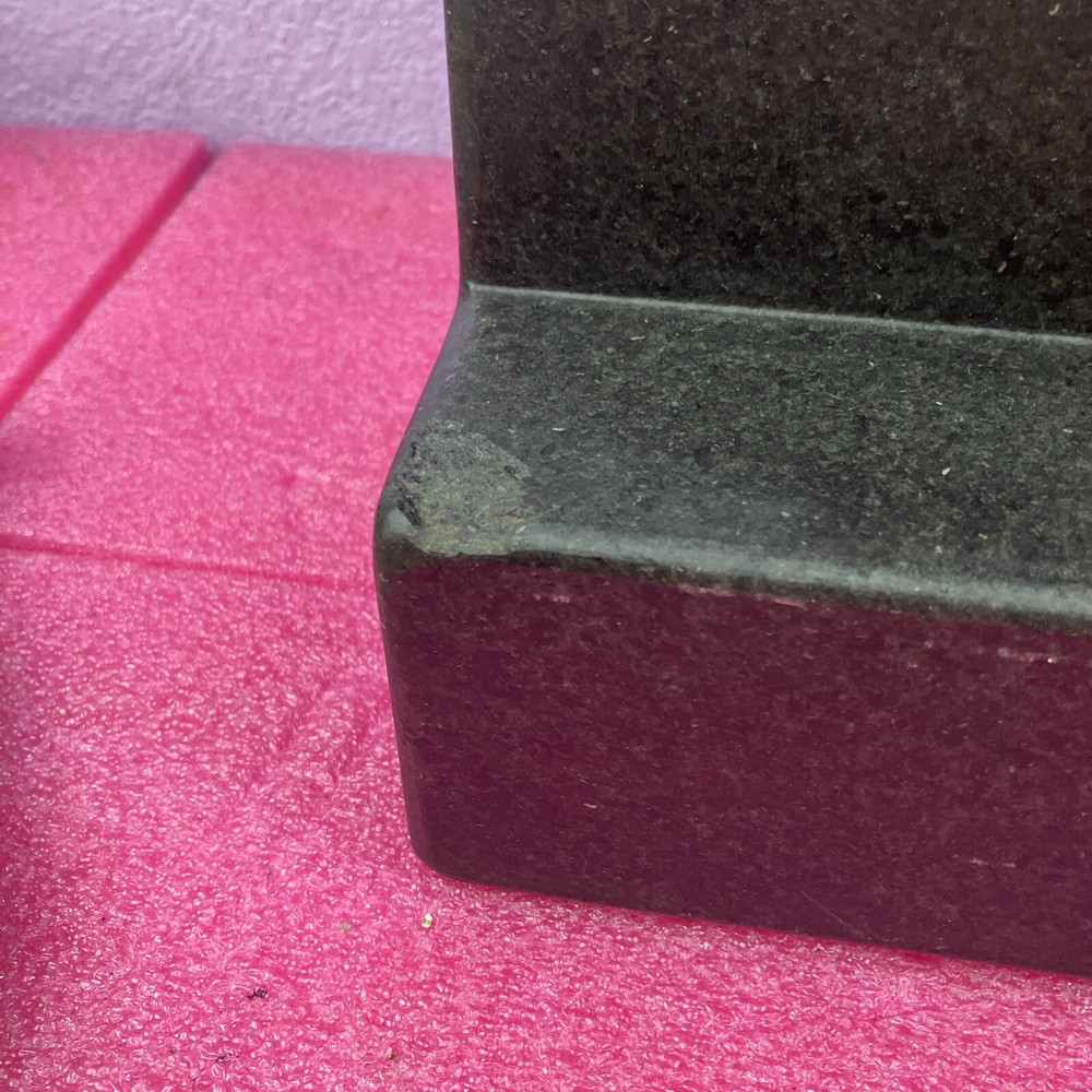 Brown Sharpe Black Granite Angle / Step Block - 12” x 9” x 6”