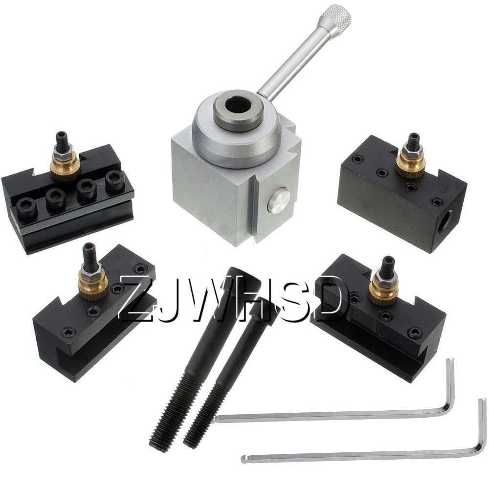 Mini Quick Change Tool Post Holder Kit Set for 7 x 10,12,14" Multifix Toolholder