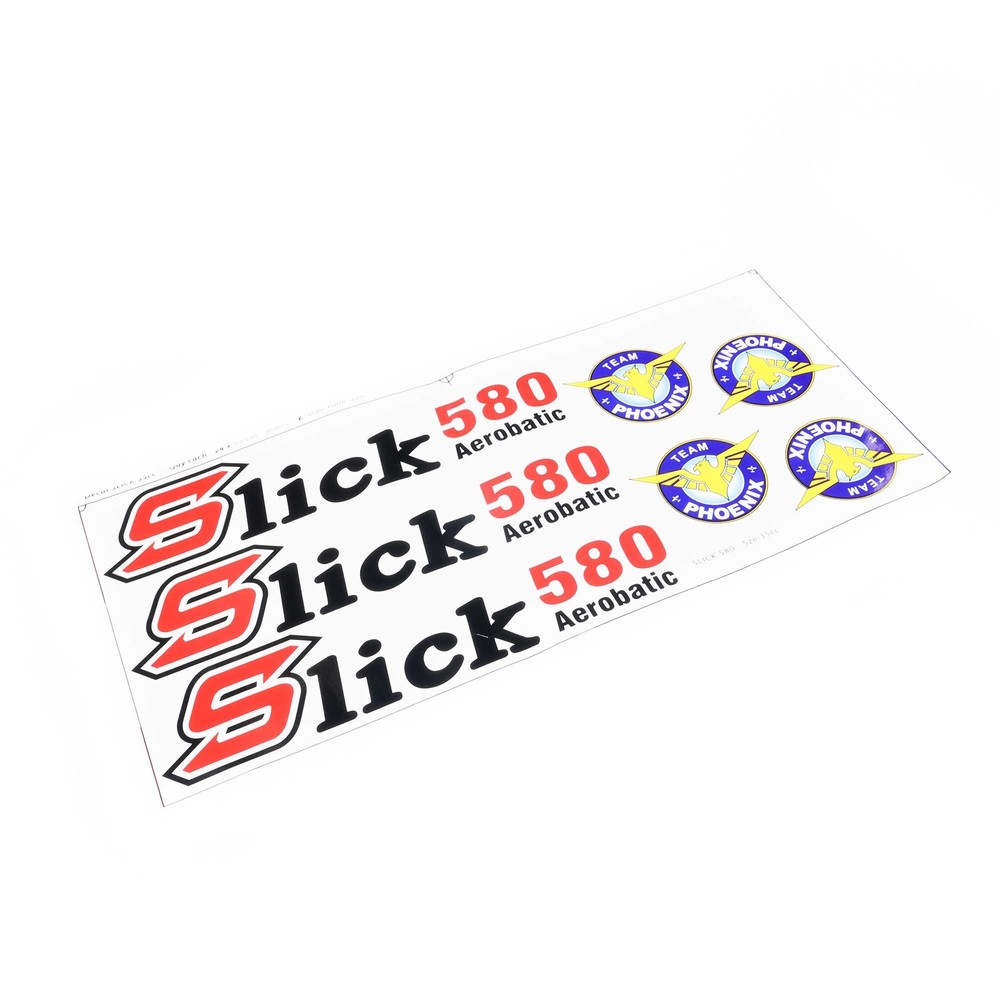 Phoenix Model Decal Sheet Slick 580 30-40cc PMMA020911