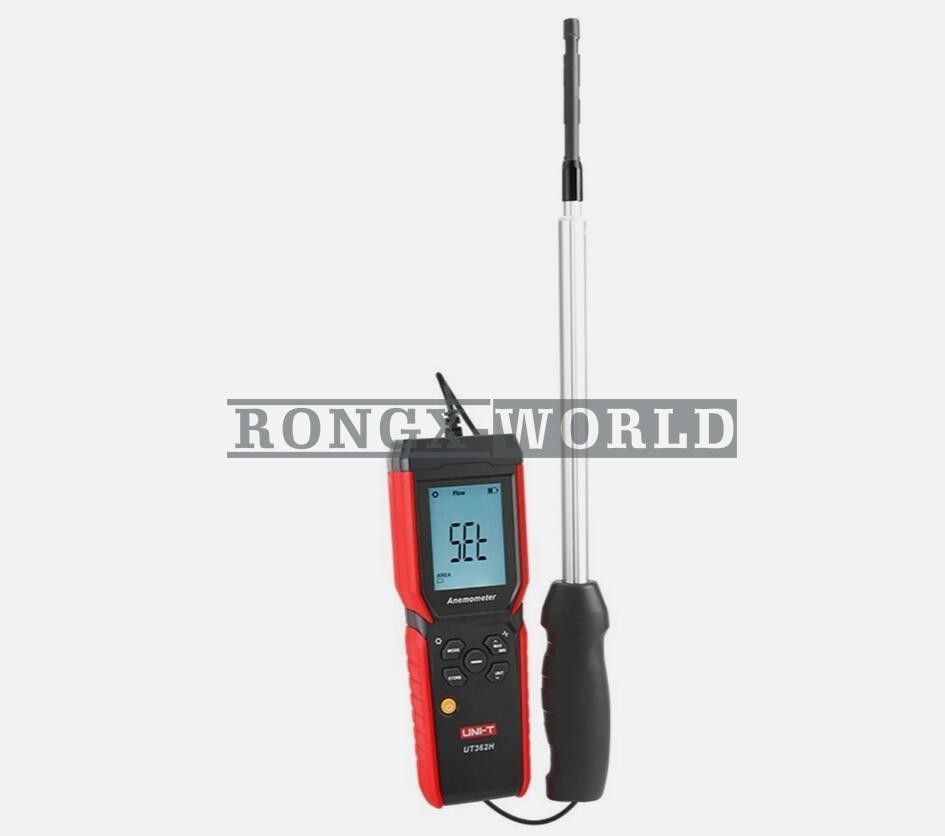UNI-T UT362H Hot Wire Anemometer Sensor Wind Velocity/Volume/Temperature Tester