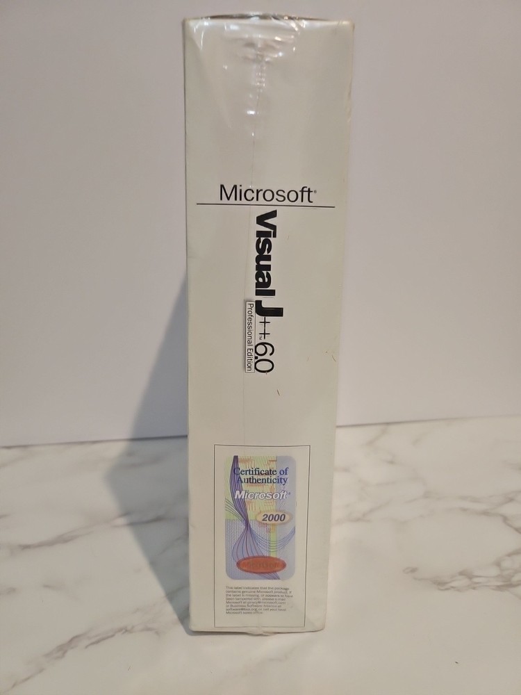 Microsoft Visual J++ 6.0 Professional Edition New Sealed