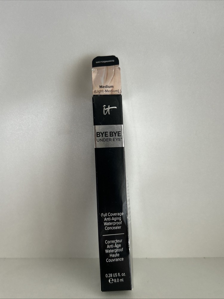 IT COSMETICS ~ BYE BYE UNDER EYE WATERPROOF CONCEALER ~ MEDIUM LIGHT MEDIUM