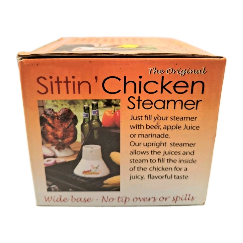 The Original Sittin Chicken Ceramic Steamer