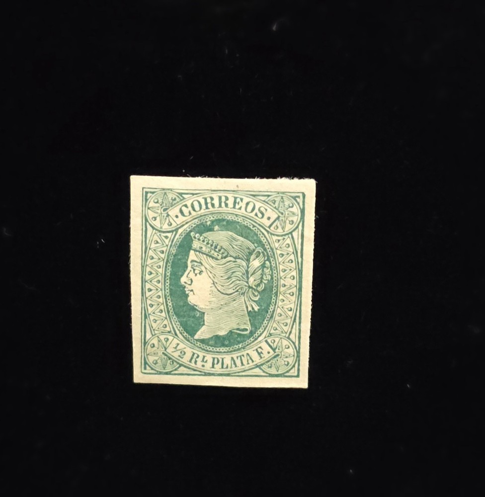 1866 SPANISH WEST INDIES 1/2 C.