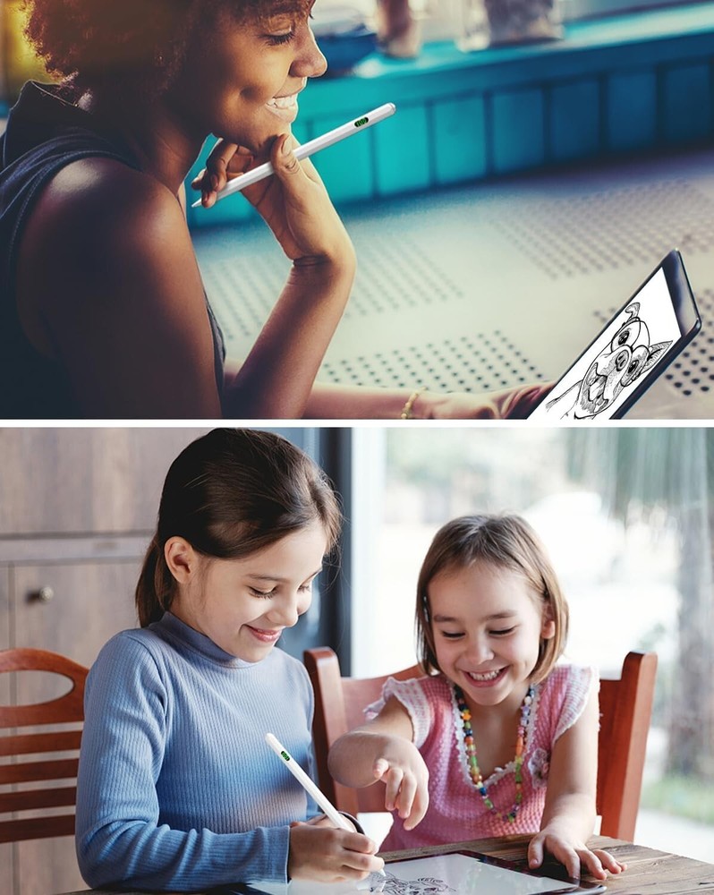 Universal Stylus Pencil with LED Power Display for iPhone iPad & Android phones