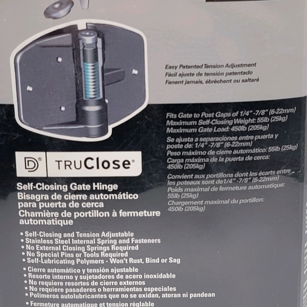 Stanley Self-closing Heavy Duty Gate Hinge NIB S826-247 / CD6216